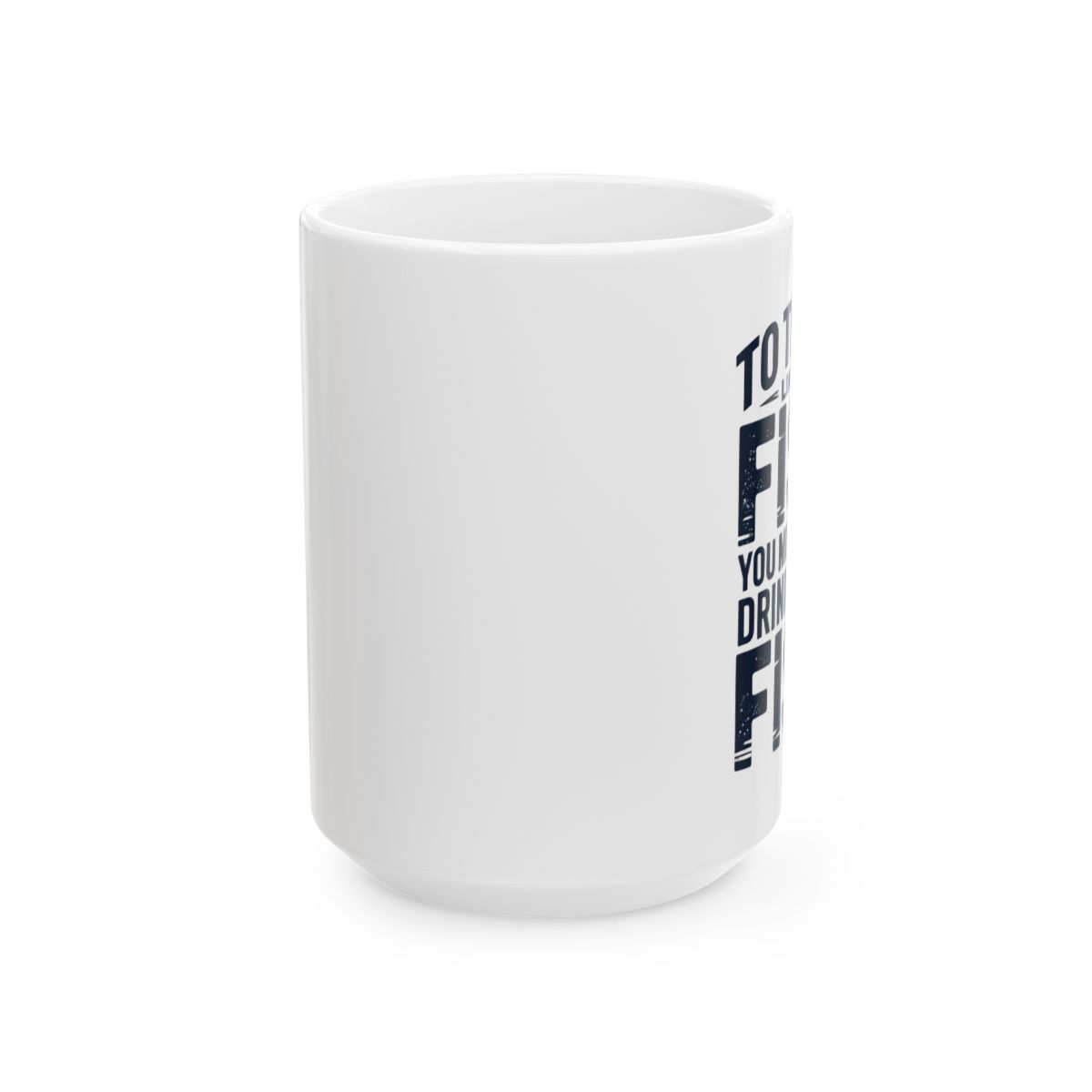 Mugs in Mugs Funny Meta Design Ceramic Mug - Coffee Lover Gift - alternate angle 2, merchandise