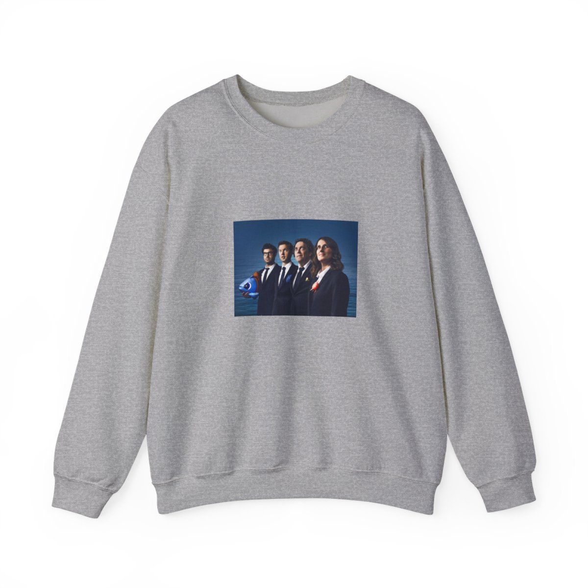 No Such Thing as a Fish Crewneck Sweatshirt - alternate angle 3, merchandise