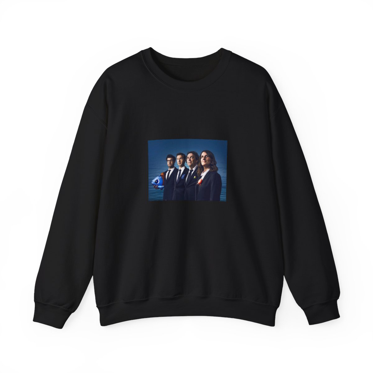 No Such Thing as a Fish Crewneck Sweatshirt - alternate angle 2, merchandise