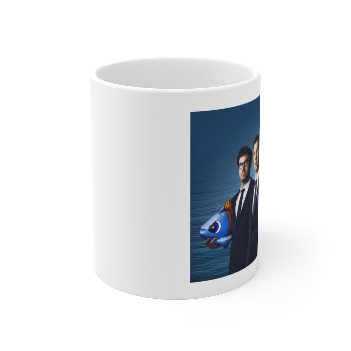 No Such Thing as a Fish White Mug - alternate angle 1, merchandise