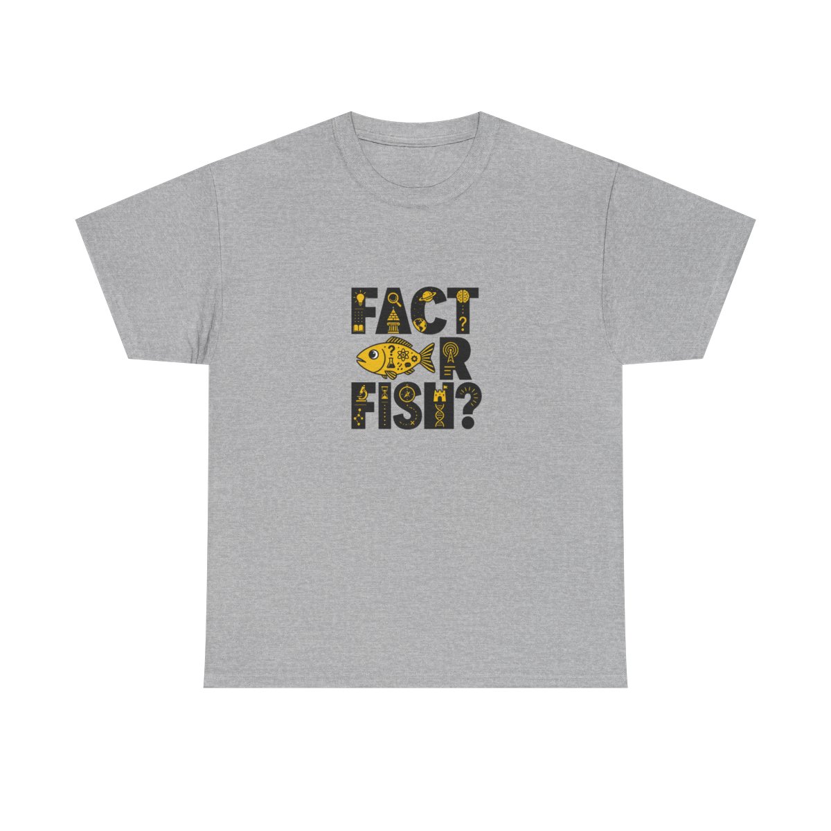 No Such Thing as a Fish "Fact or Fish?" Unisex Tee - alternate angle 4, merchandise