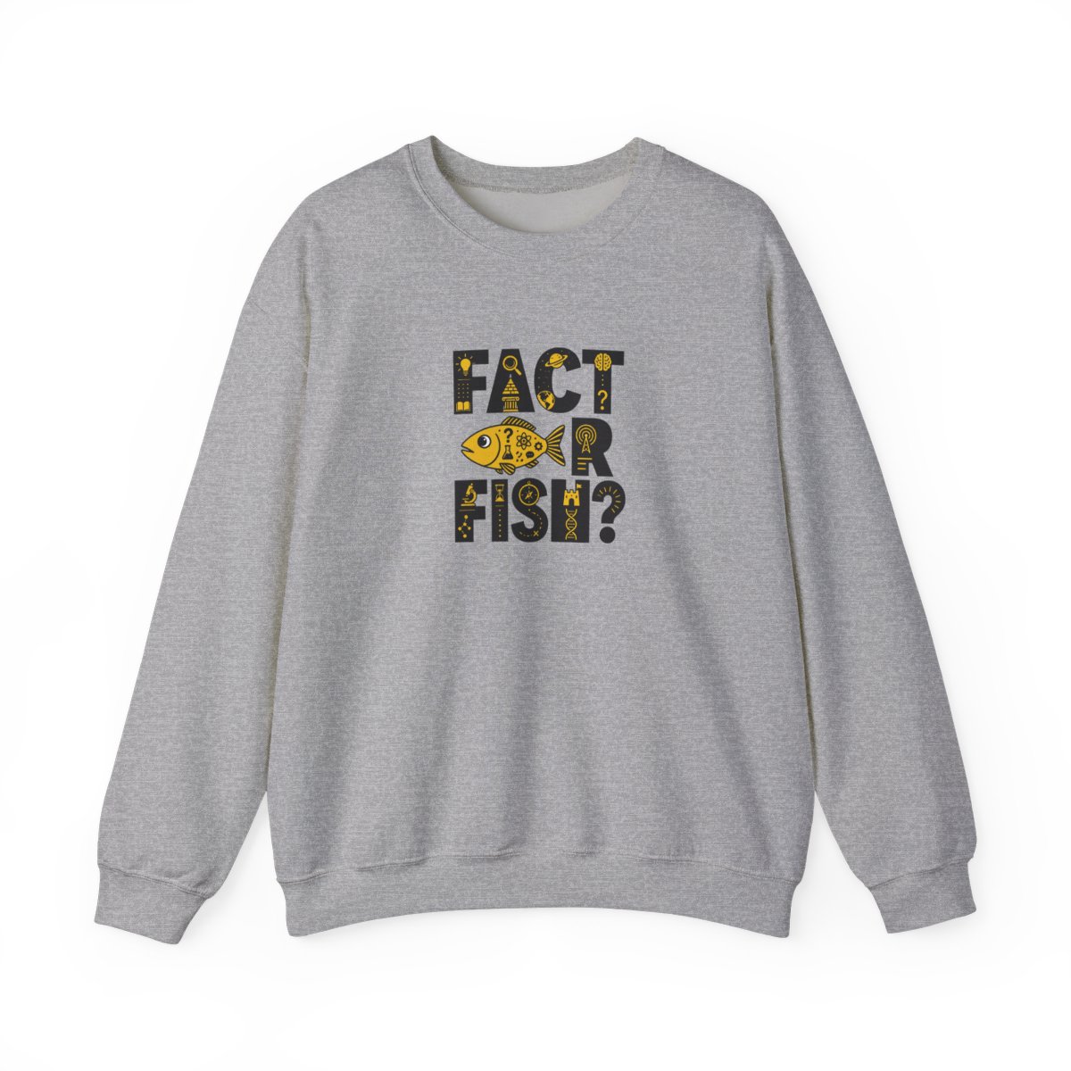 No Such Thing as a Fish "Fact or Fish?" Crewneck - alternate angle 3, merchandise