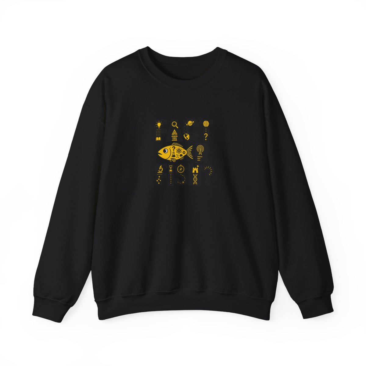 No Such Thing as a Fish "Fact or Fish?" Crewneck