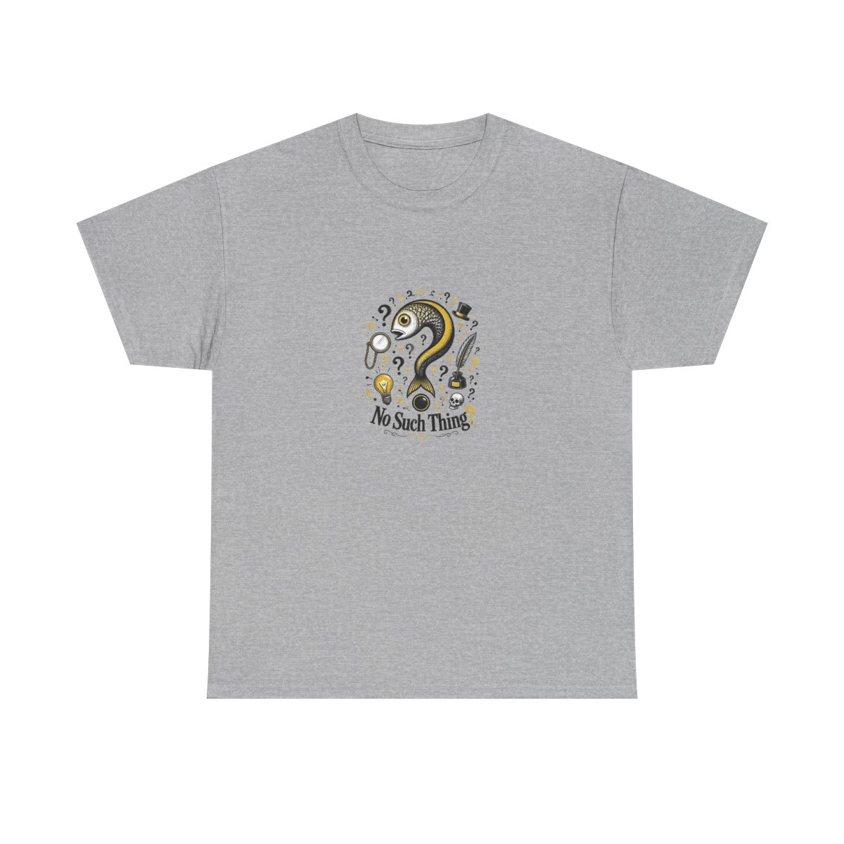 No Such Thing as a Fish "No Such Thing?" Unisex Tee - alternate angle 3, merchandise