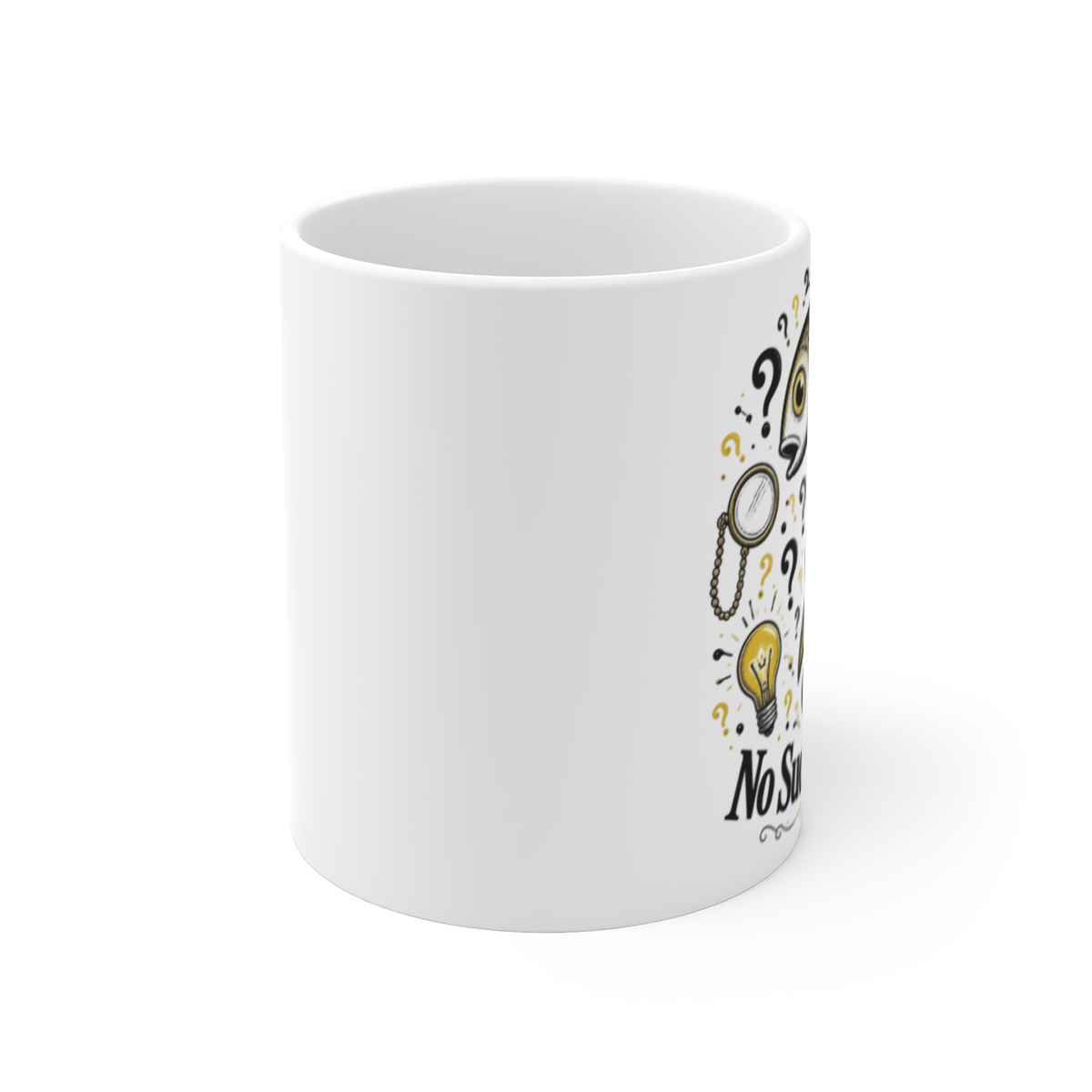No Such Thing as a Fish "No Such Thing?" White Mug - alternate angle 1, merchandise