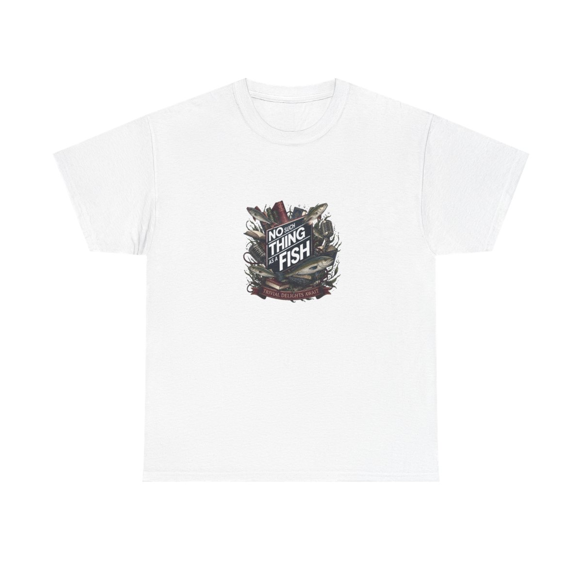 No Such Thing as a Fish "No Such Thing as a Fish" Unisex Tee - alternate angle 2, merchandise